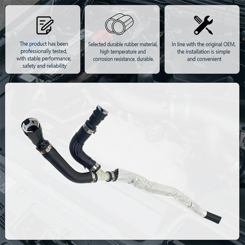 SIDMILE KH1188 Heater Hose Fit for Ford Expedition Fit for Lincoln Navigator Heater Water Outlet Hose - Image 4